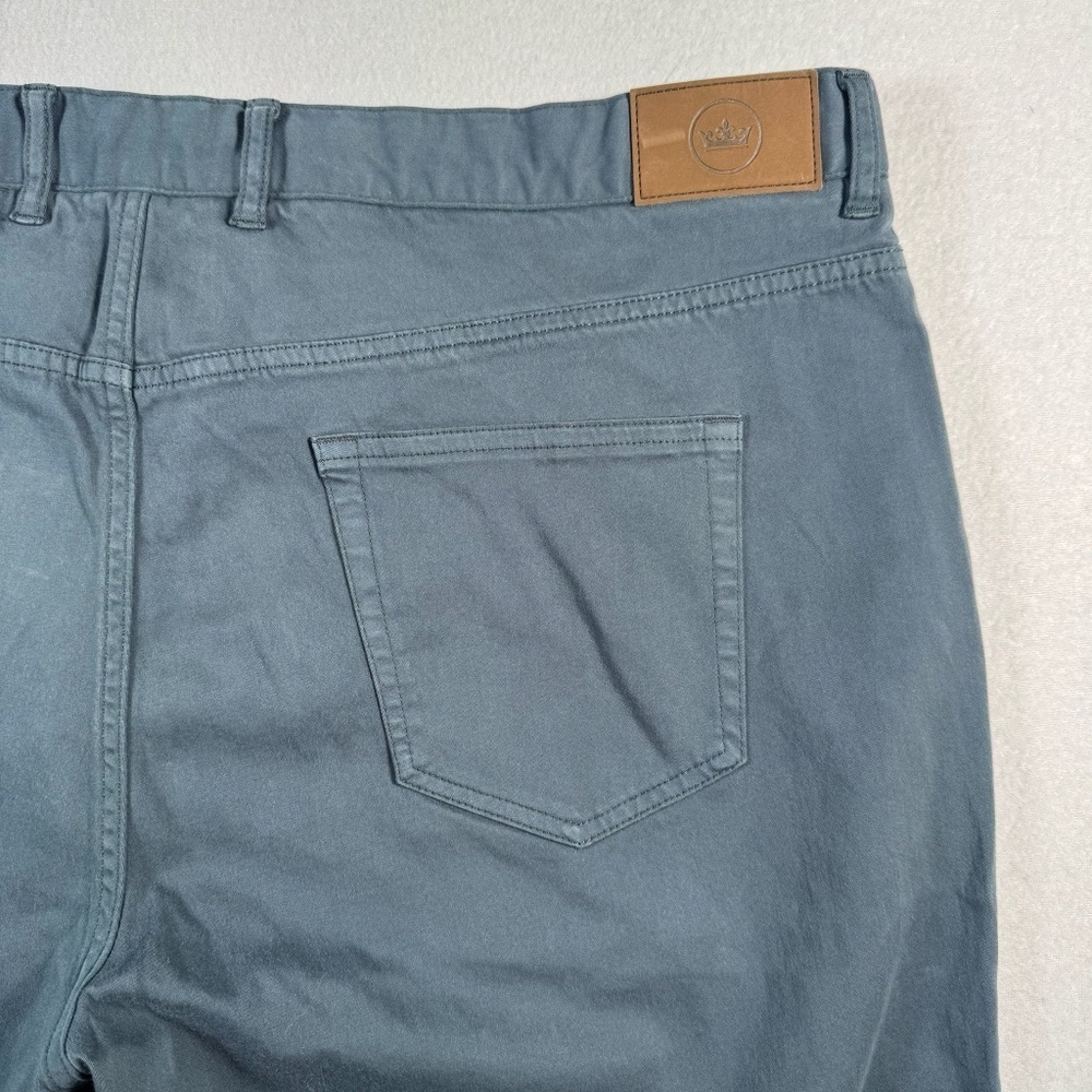 Peter Millar Pants Mens 42 Gray Straight Chino - Picture 10 of 11